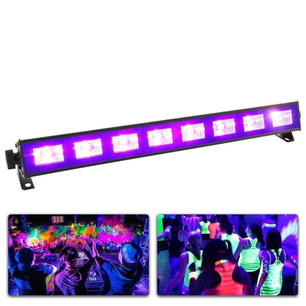 BeamZ Retourdeal -  BUV93 LED Blacklight BAR met hoge output van 8x 3W