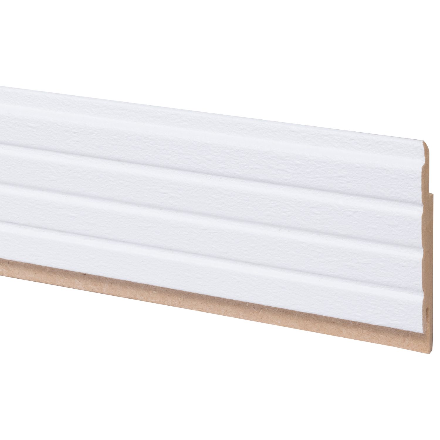 Praxis Agnes One Step Decorlijst Mdf Wit Stuc 12x63mm 260cm