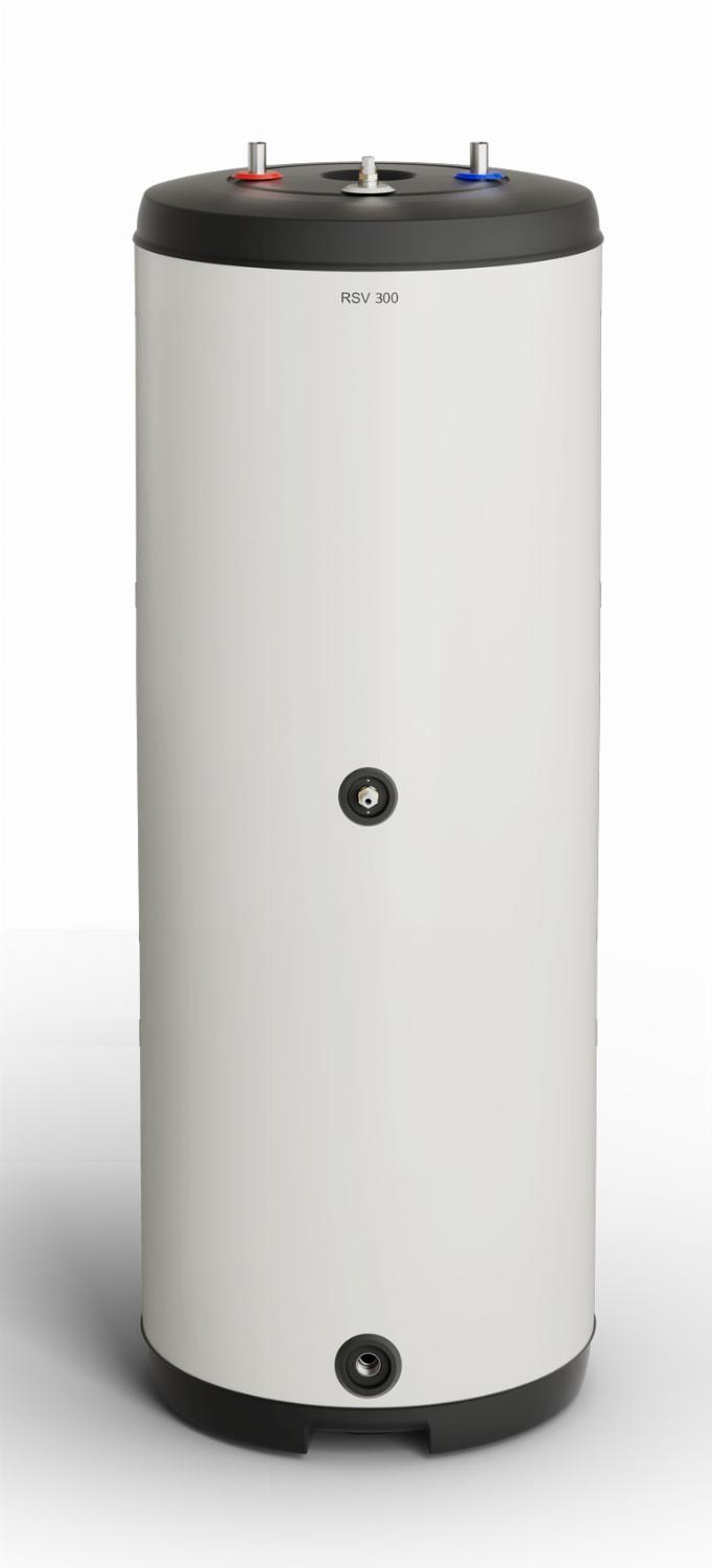 NIBE RSV 300 spiraalboiler, rvs, staand, 280 liter, lxbxh 585x585x1616