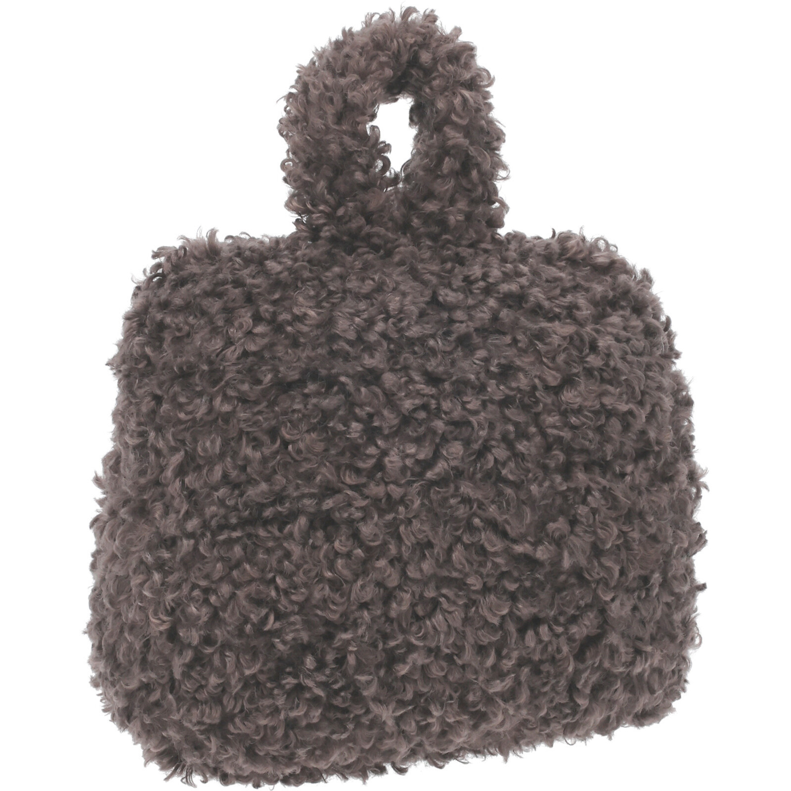 Home & Styling Teddy Deurstopper - 1 kg - grijs - stof - gewicht - 7 x 17 cm - deurstop -
