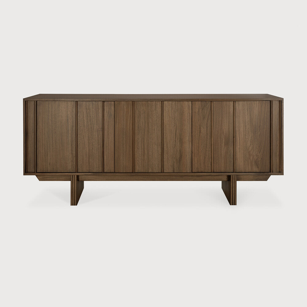 Ethnicraft Dressoir Pillar Gevernist Teakhout, 169cm - Wild Brown