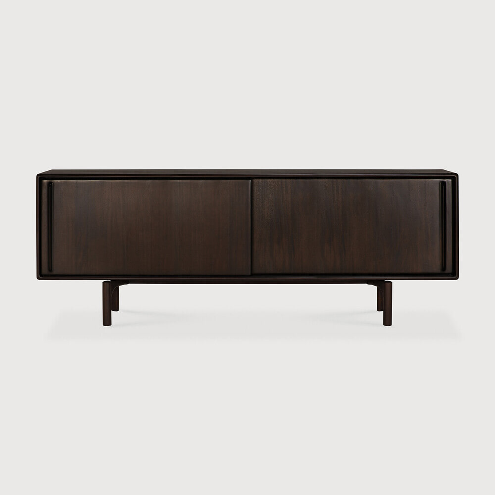Ethnicraft Dressoir Flow Gevernist Mahoniehout, 224cm - Rose Brown