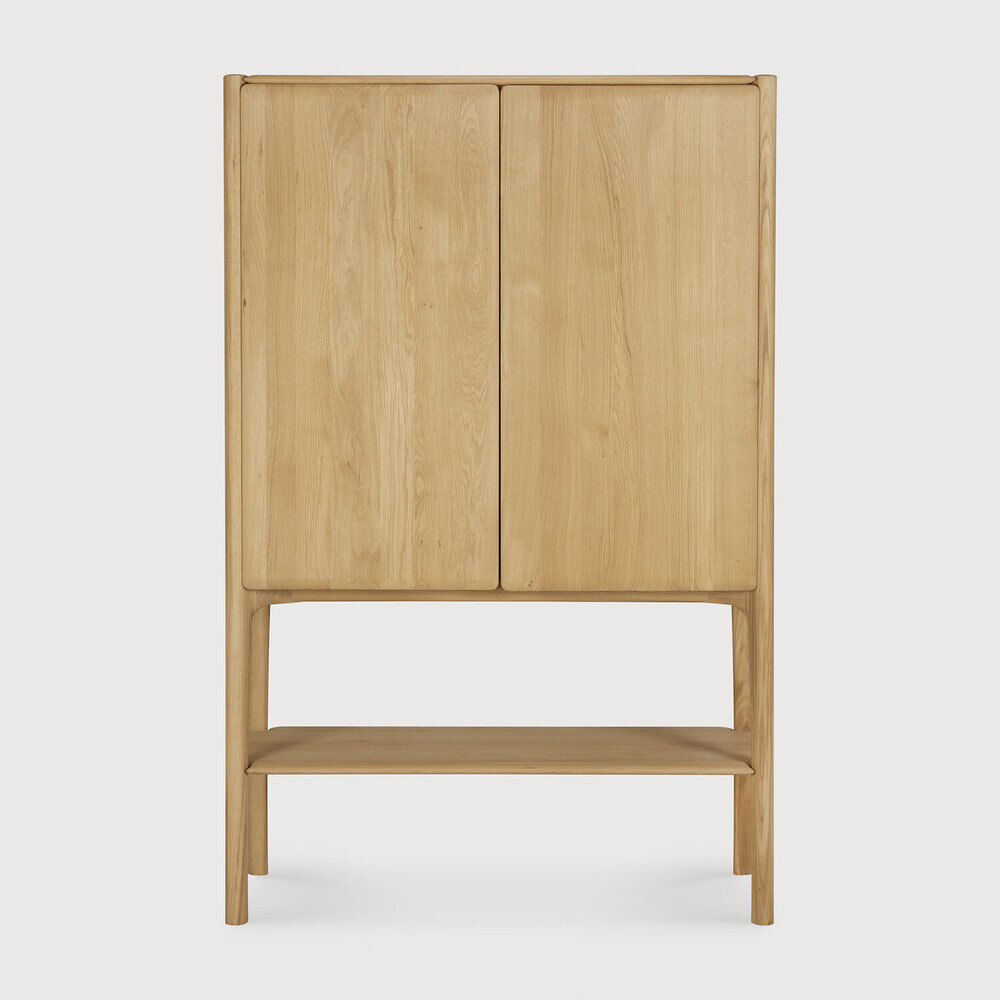 Ethnicraft Opbergkast PI Geolied Eikenhout, 170 x 110cm - Naturel