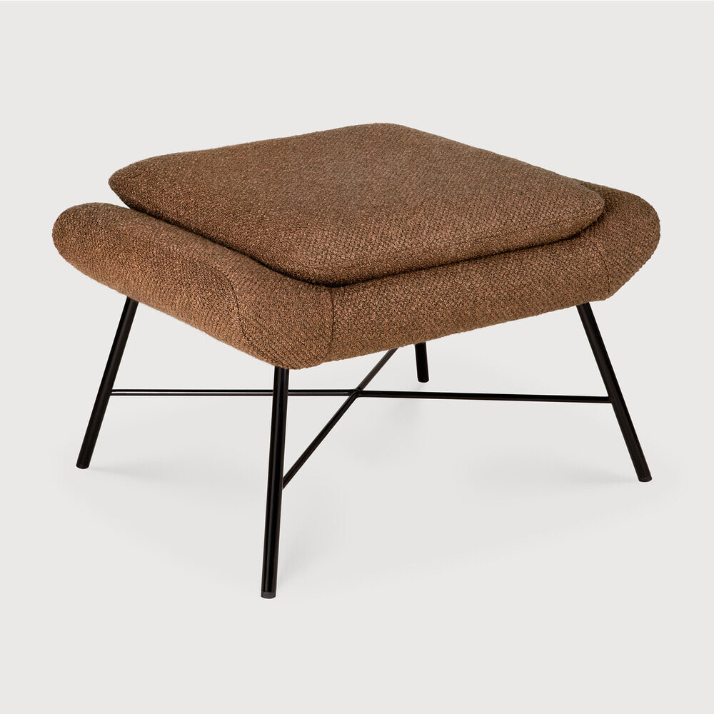 Ethnicraft Hocker Barrow Structuurstof - Koper