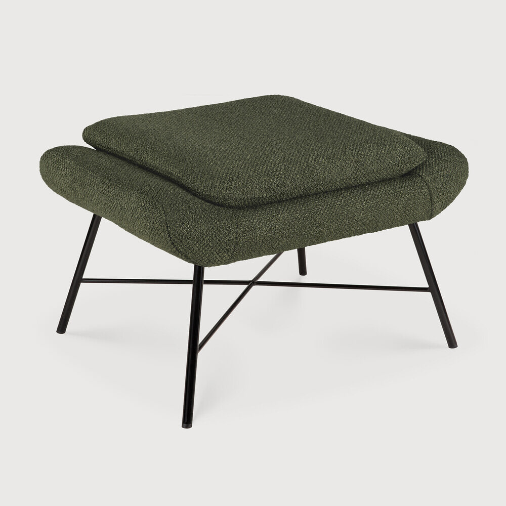 Ethnicraft Hocker Barrow Structuurstof - Pine Green