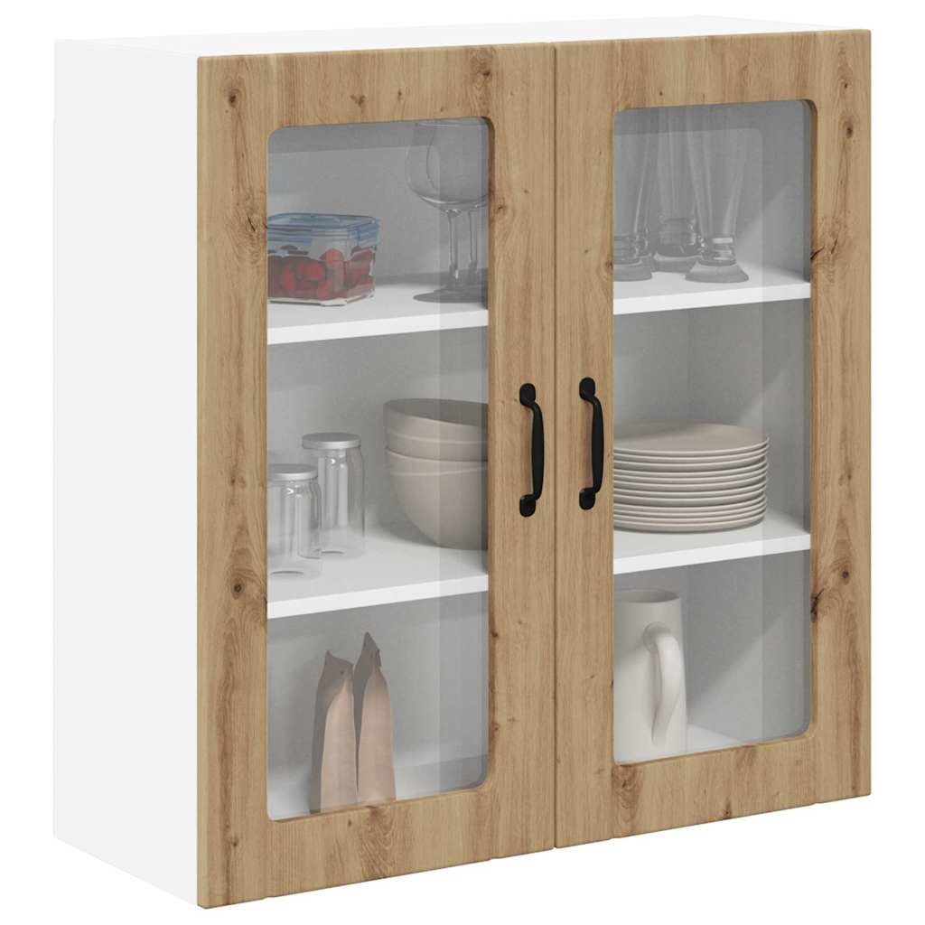 vidaXL Keukenkast aan de muur met plank Artisan Eiken 80 x 31 x 80 cm