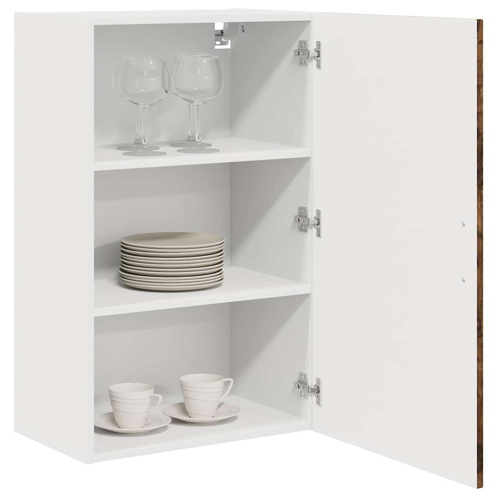 vidaXL Keukenkast aan de muur met plank Gerookt eiken 50 x 31 x 80 cm
