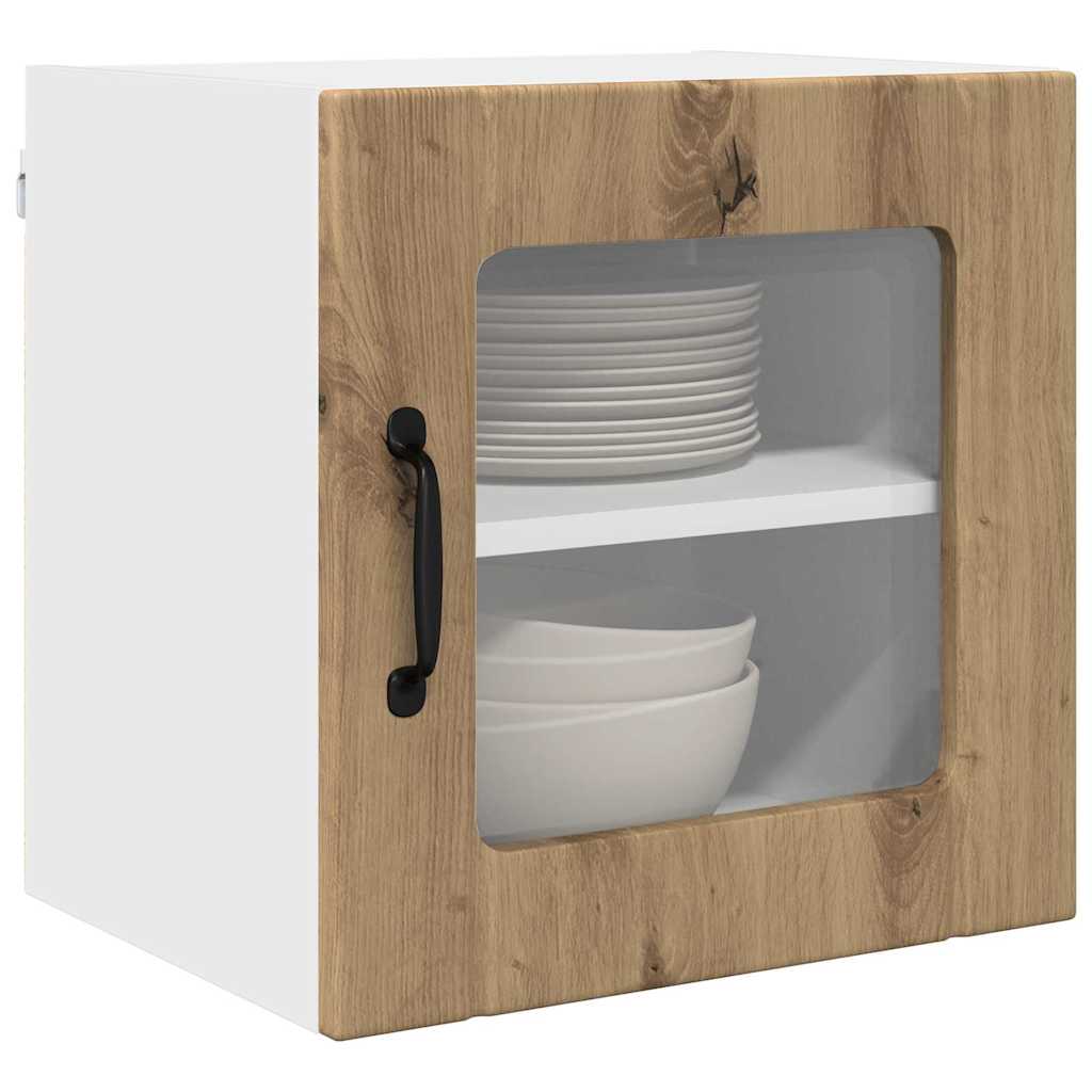 vidaXL Keukenkast aan de muur 2 pcs Artisan Eiken 40 x 31 x 40 cm