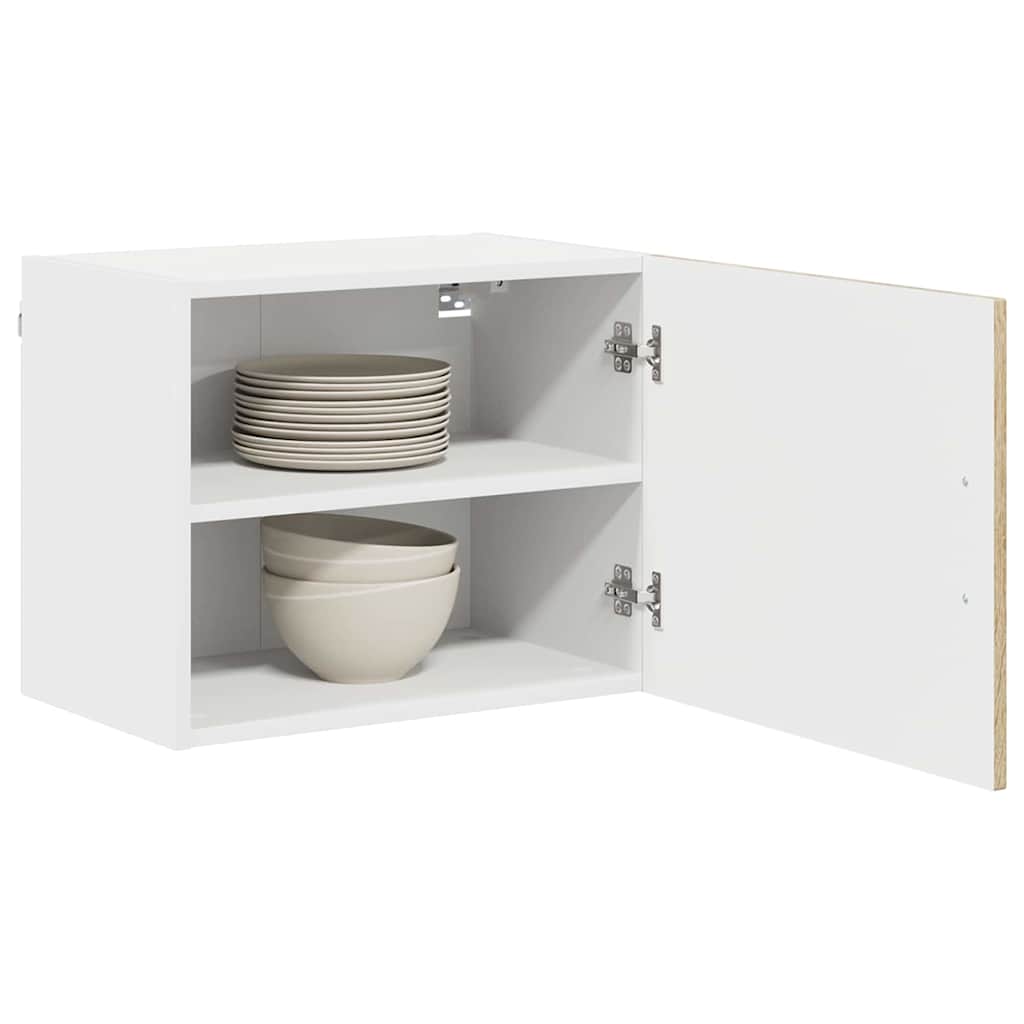 vidaXL Keukenkast aan de muur 2 pcs Sonoma Eiken 50 x 31 x 40 cm