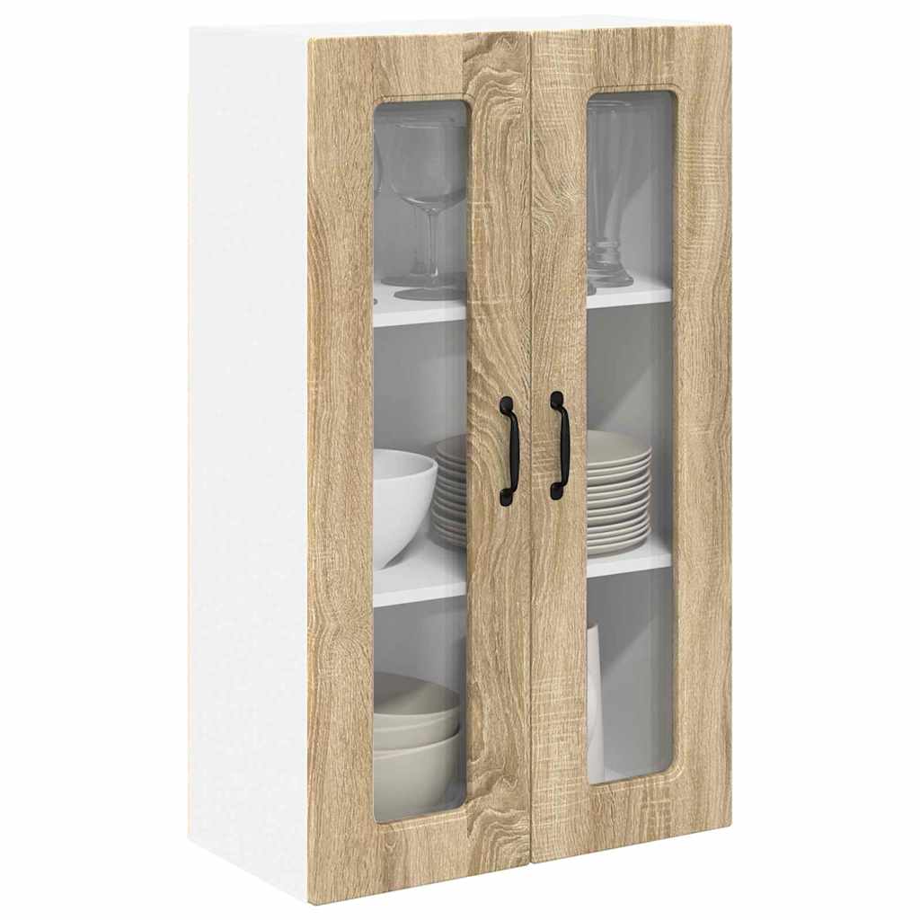 vidaXL Keukenkast aan de muur met plank Sonoma Eiken 60 x 31 x 100 cm