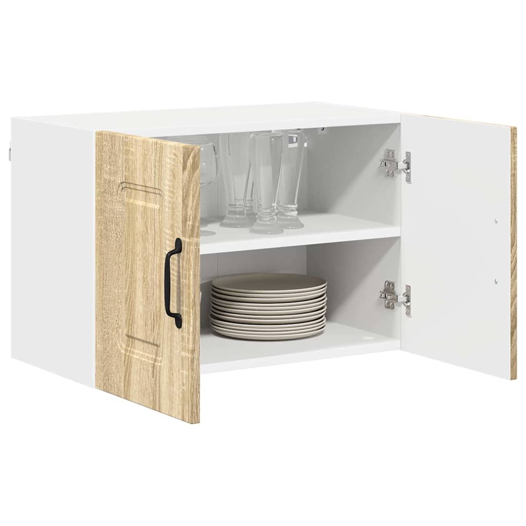 vidaXL Keukenkast aan de muur 2 pcs Sonoma Eiken 60 x 31 x 40 cm