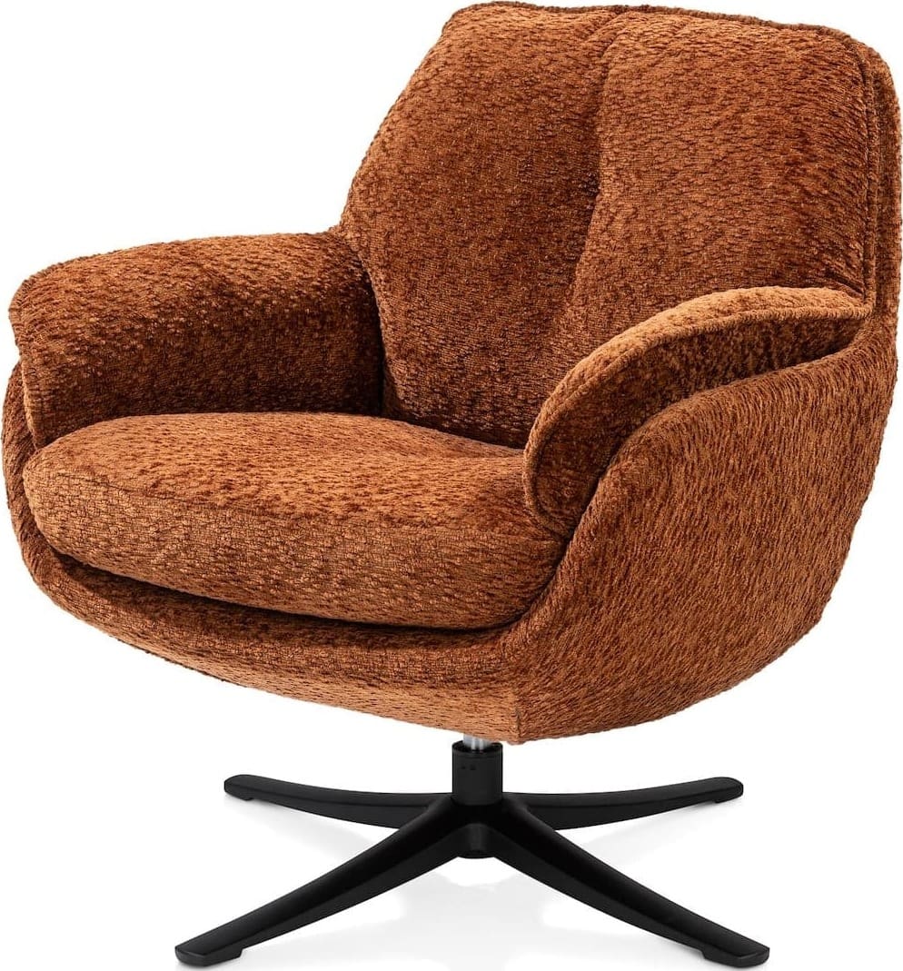 Densa draaifauteuil - Valencia koper - koper