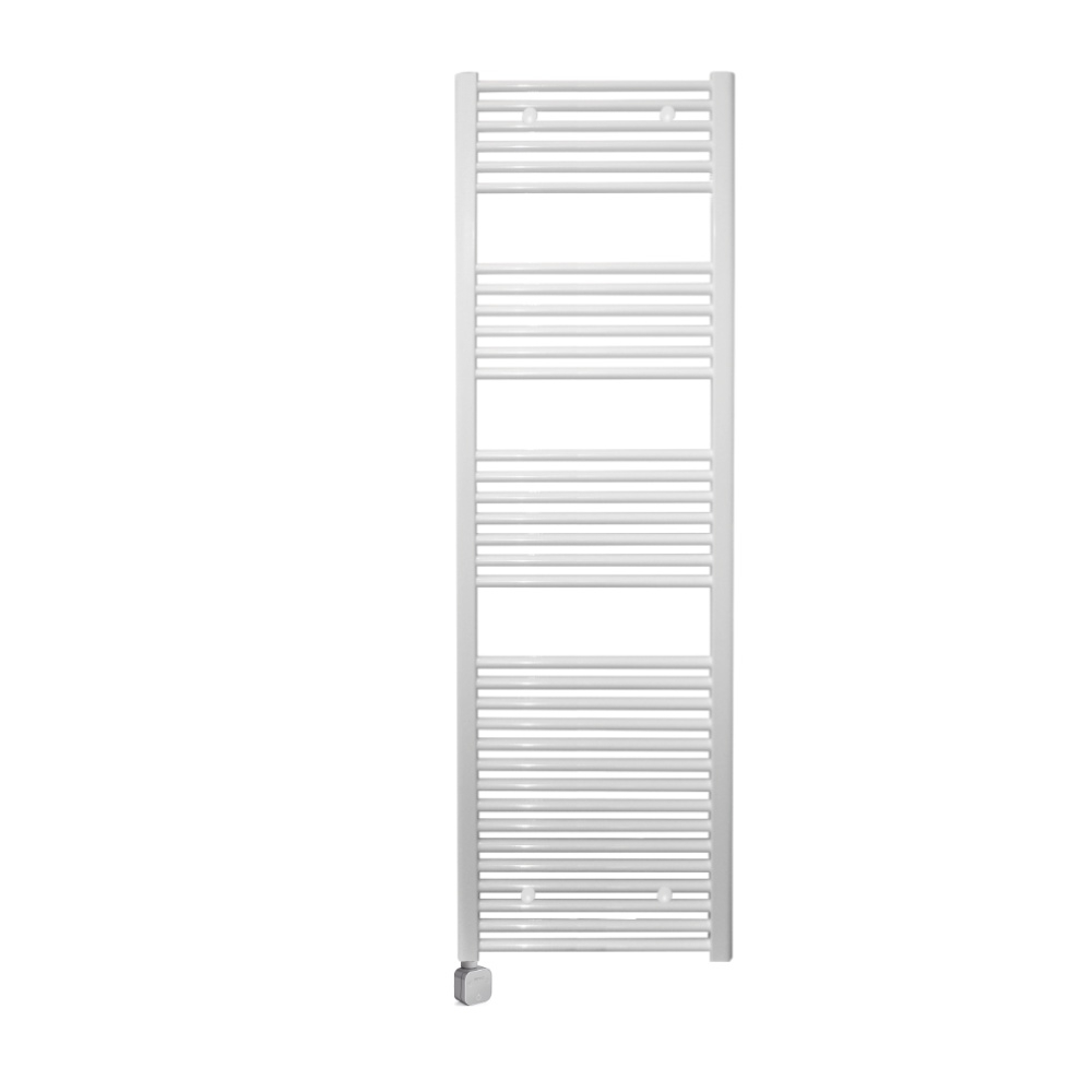 Sanicare Electrische Wifi Radiator  HPW Carini 172x45 cm Wit Met Thermostaat Zilver Linksonder