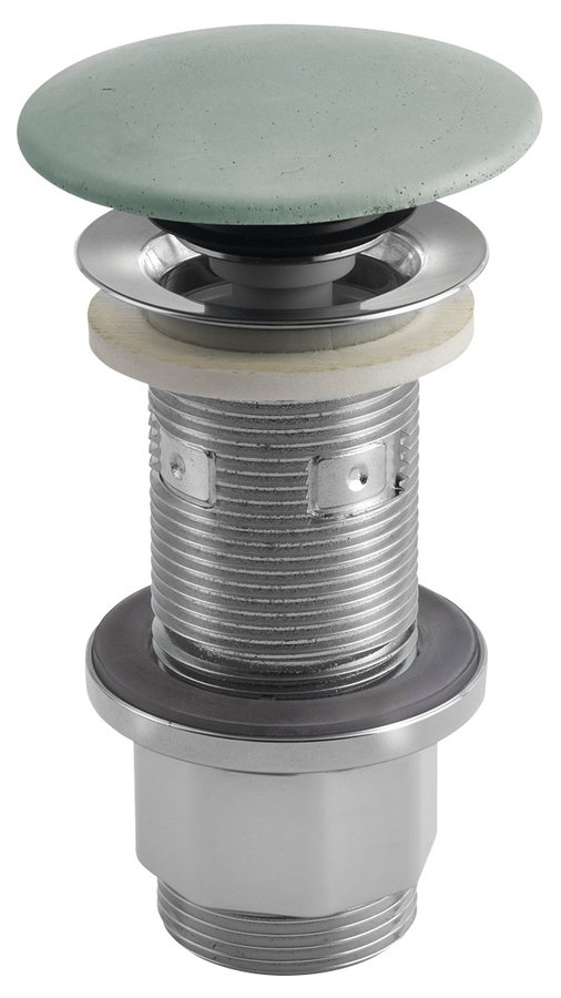 Sapho Clickwaste  5/4 Beton Plug 10-80mm Mat Groen