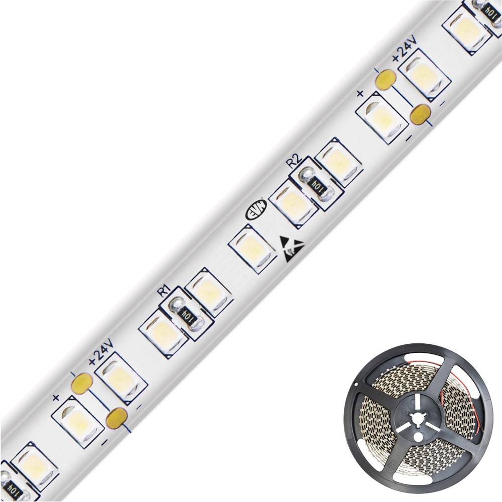 EVN Lichttechnik IC67481302802 LED-strip Energielabel: F (A - G) Met open kabeleinde 48 V 5 m Warmwit 1 stuk(s)