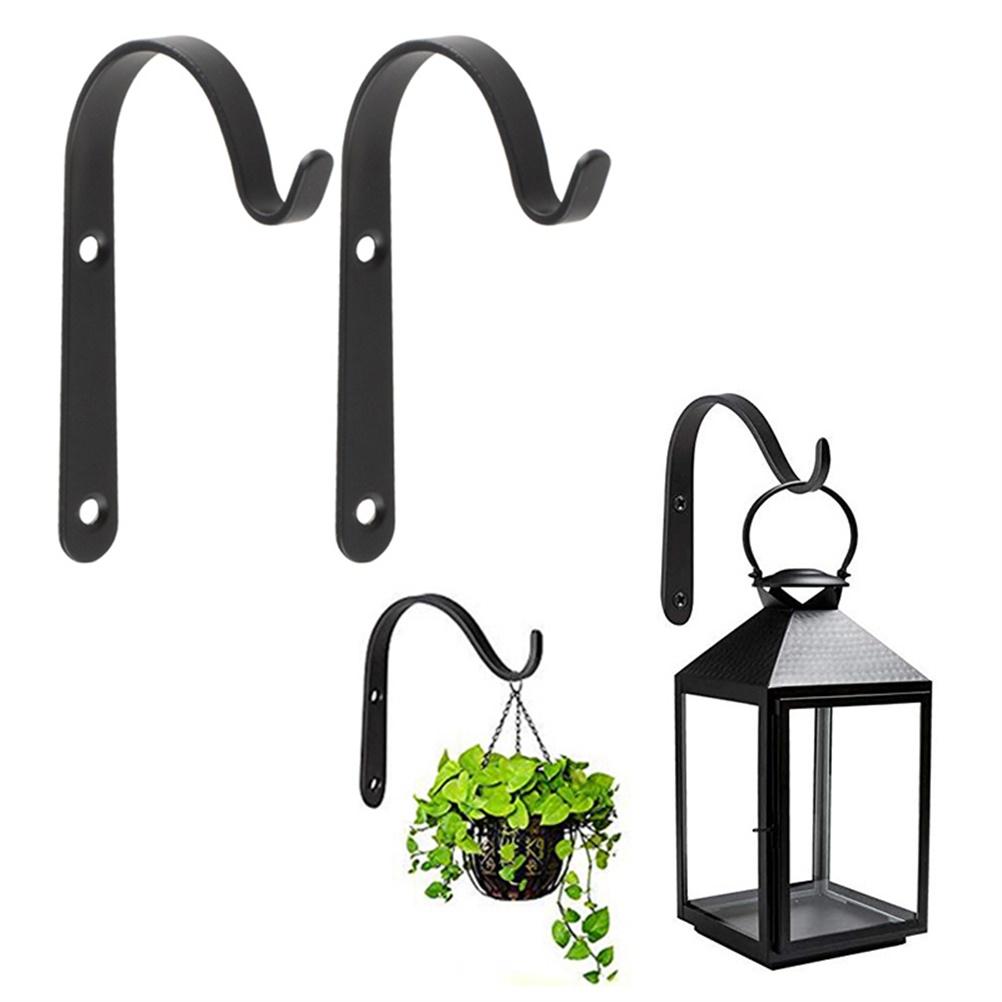 TOMTOP JMS 4 STUKS Tuinplant Wandmontage Metalen Hangbeugel Decoratieve Plantenhanger voor Vogelvoeders