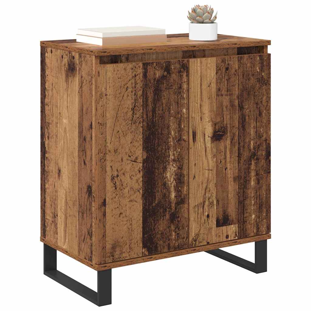 vidaXL Dressoir Oud Hout 60 x 35 x 70 cm Bewerkt hout
