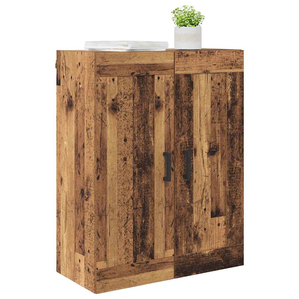 vidaXL Wandkast Oud Hout 69,5 x 34 x 90 cm Bewerkt hout