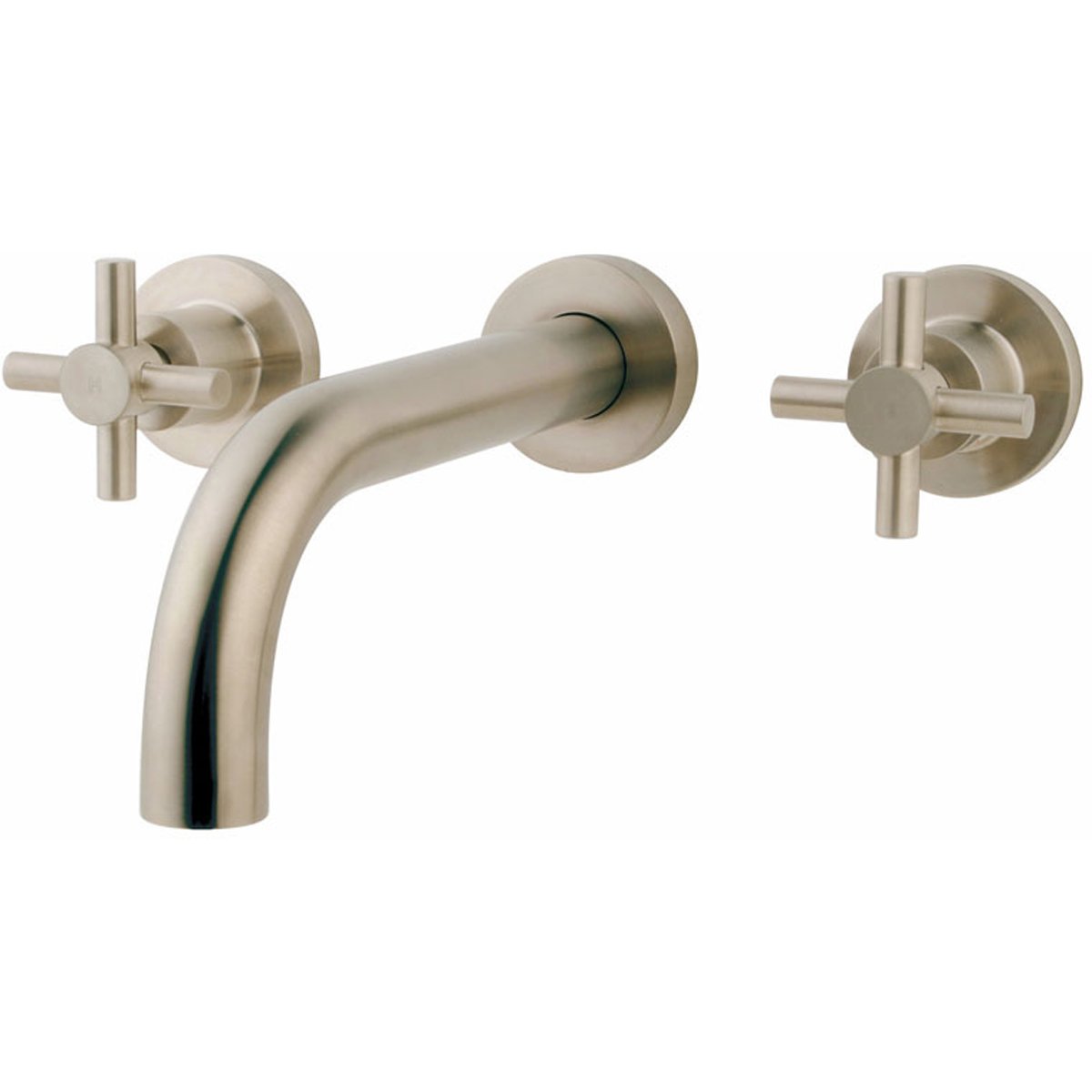 Xellanz Cross Afbouwdeel Wastafelkraan - Geborsteld Staal