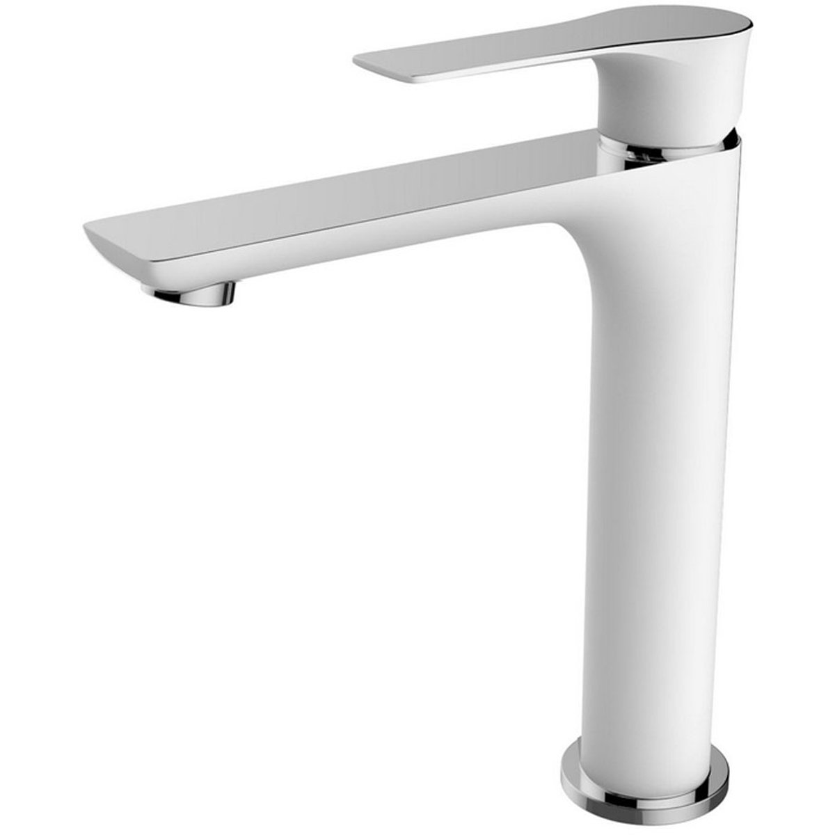 Xellanz Casma Eenhendel Wastafelmengkraan - Verhoogd - Wit/Chroom