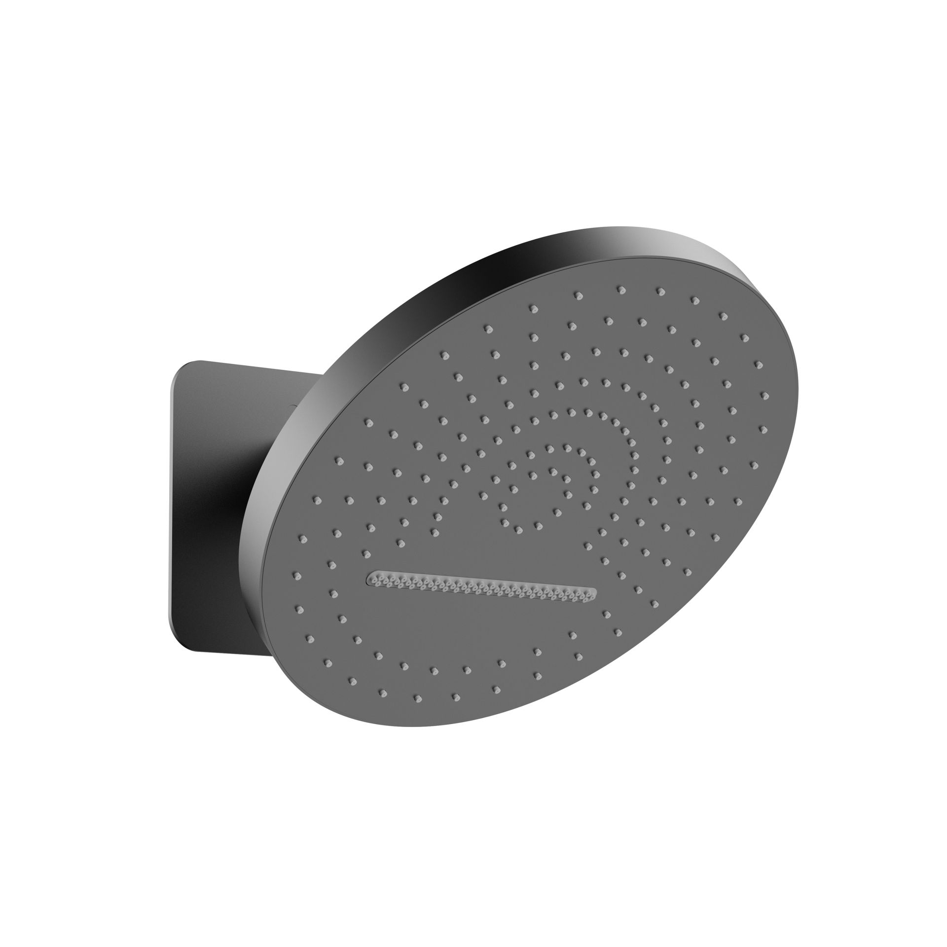 <QuerySet [<AttributeOption: Creavit>]> Hoofddouche tropical rain diameter 32 Gun metal met inbouwbox