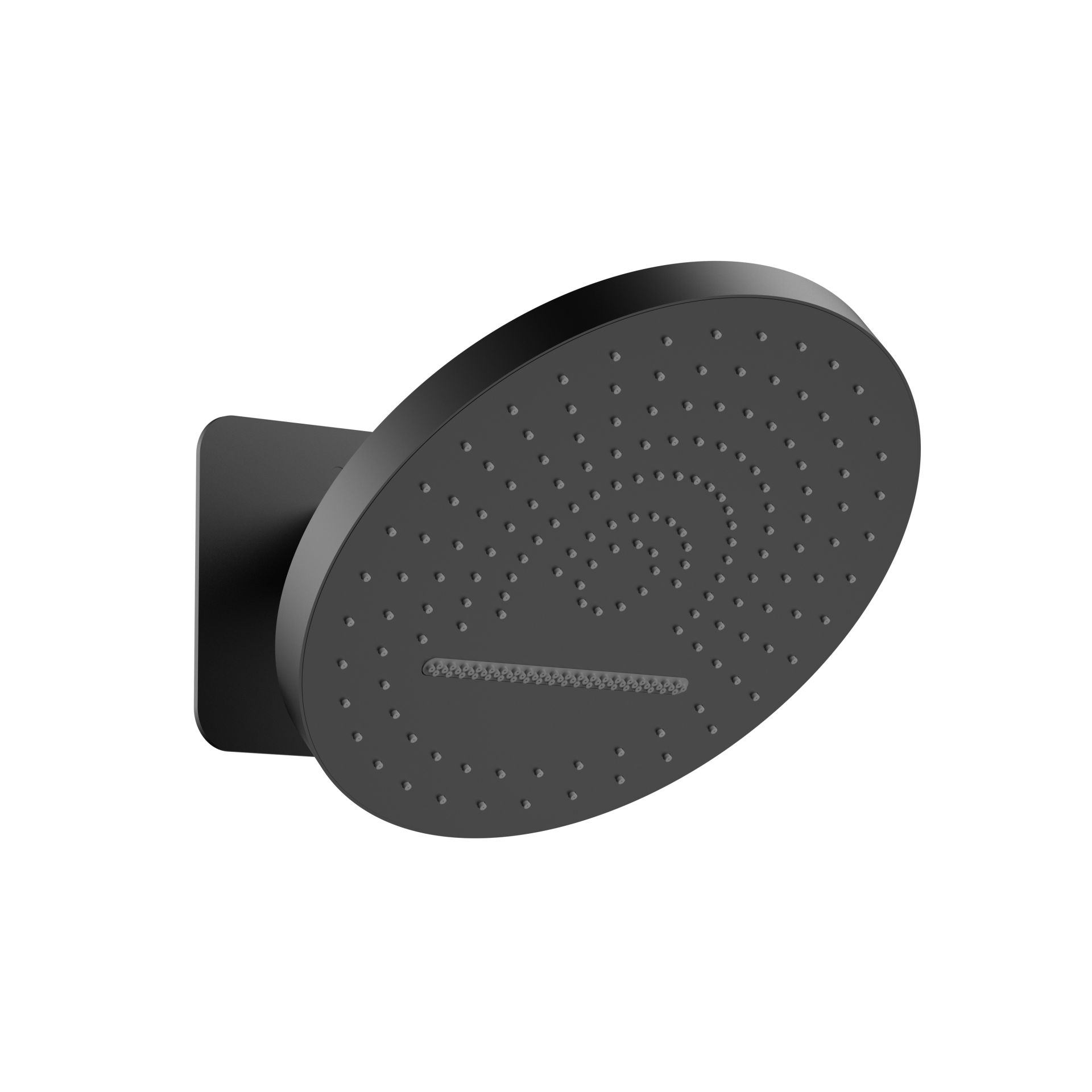 <QuerySet [<AttributeOption: Creavit>]> Hoofddouche tropical rain diameter 32 mat zwart met inbouwbox