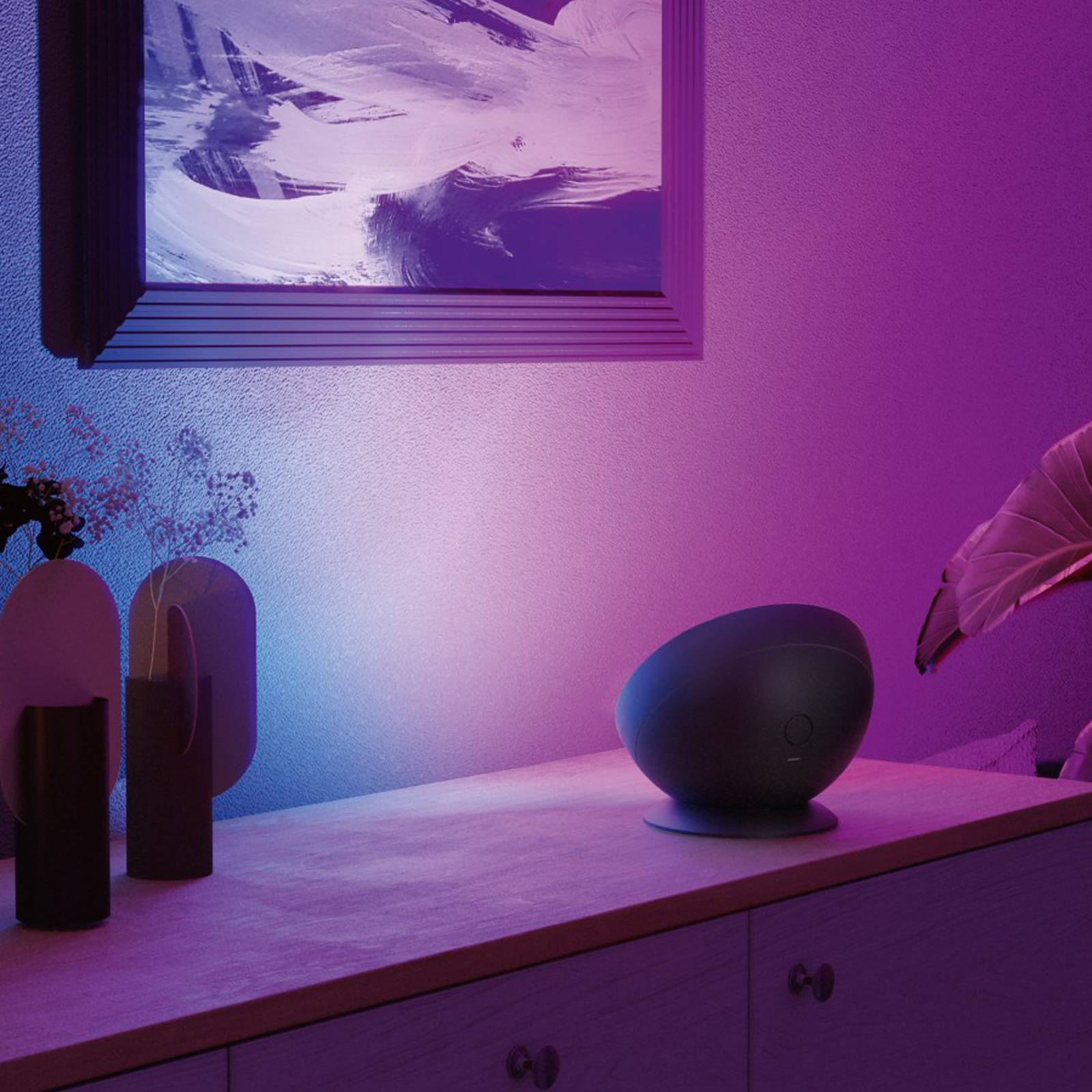 Hama Smart LED tafellamp, zwart WLAN, RGBW, dimbaar