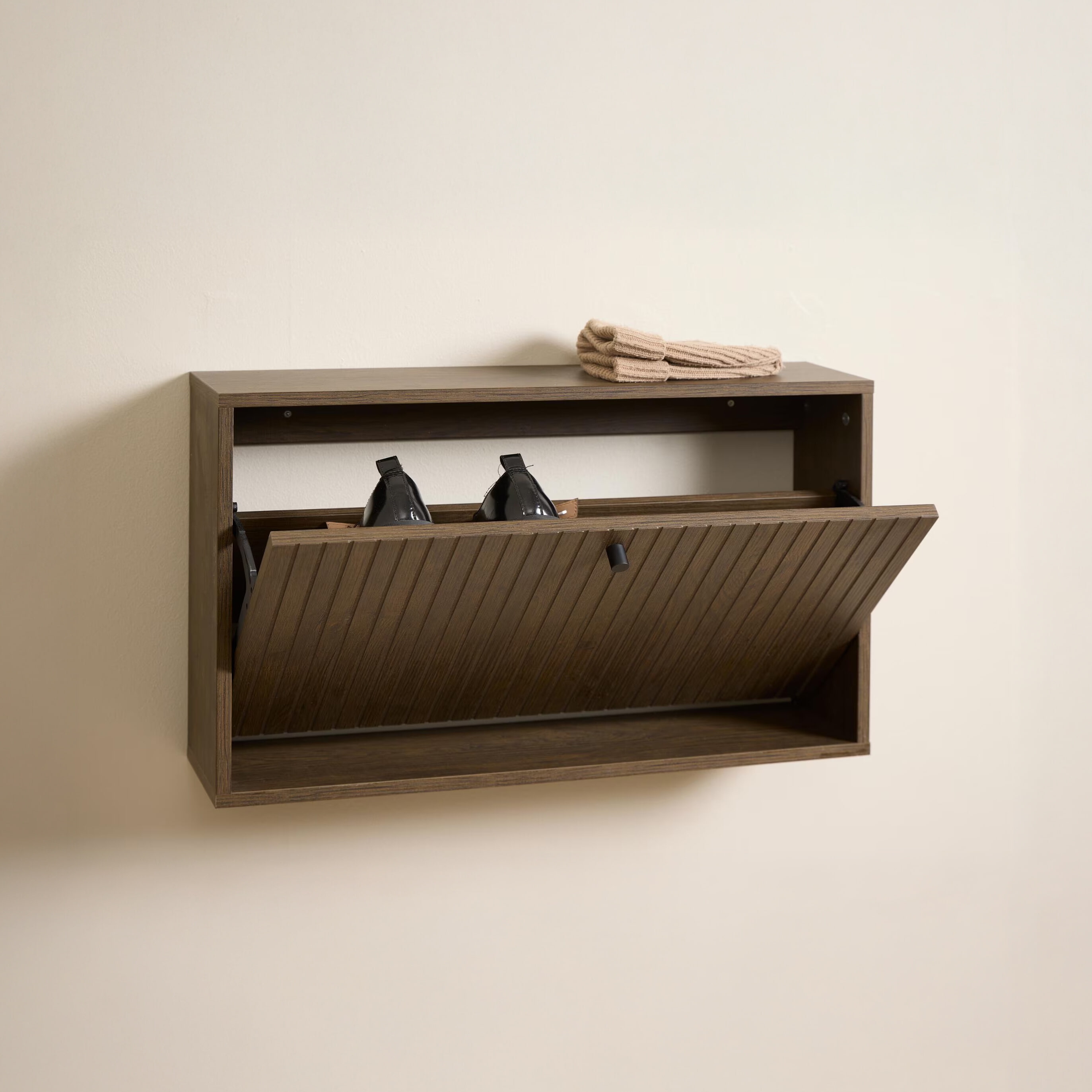 Bendt Schoenenkastje Davon Eikenlook - Bruin