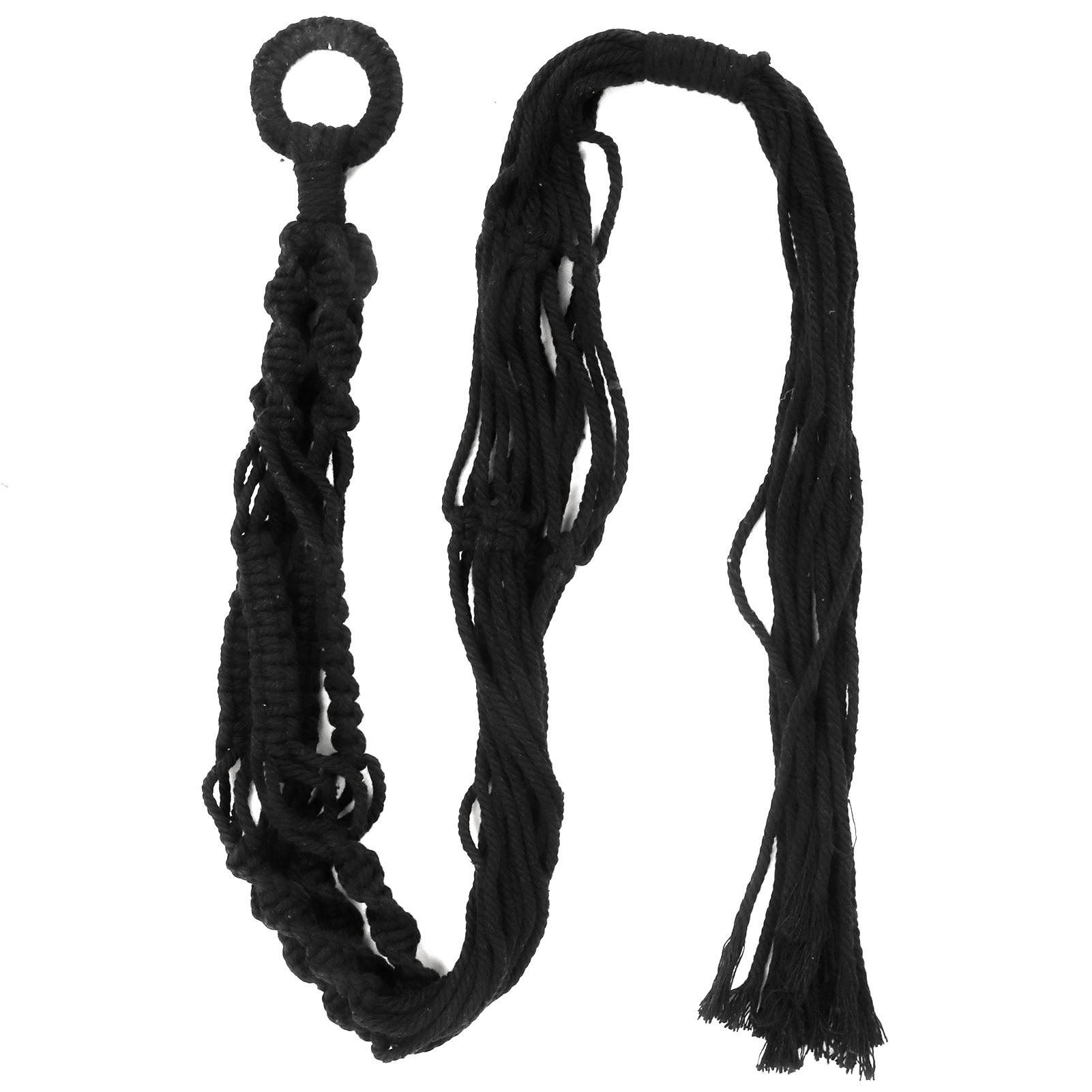 TOMTOP JMS Katoen Gedraaid Touw Plantenhanger Hangende Plantenbak Decoratieve Bloempot Houder Woondecoratie