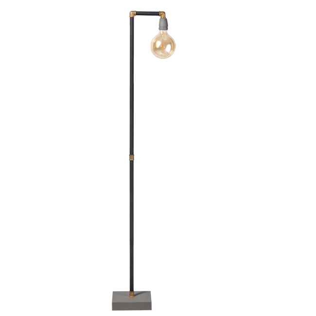 Sfeerlampen GassedUp zwart vloerlamp