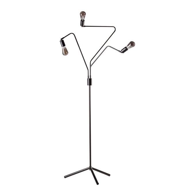 Sfeerlampen Viper zwart vloerlamp