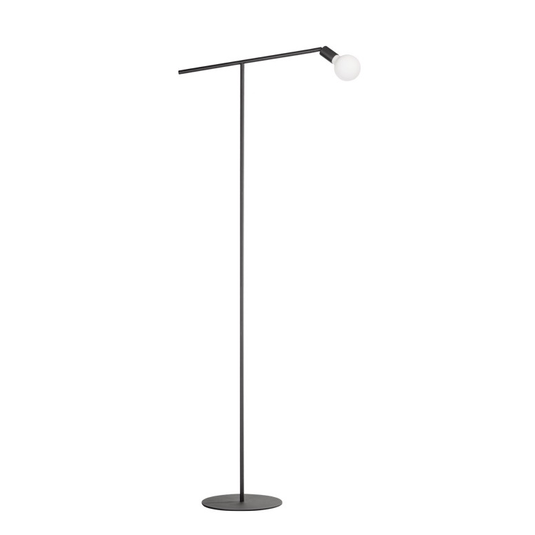 Sfeerlampen Mike 130cm zwart vloerlamp