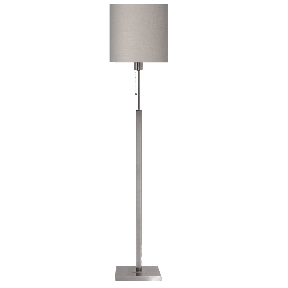 Sfeerlampen Cuba zilver vloerlamp