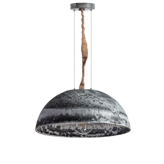 Sfeerlampen Mezzo fiber hanglamp