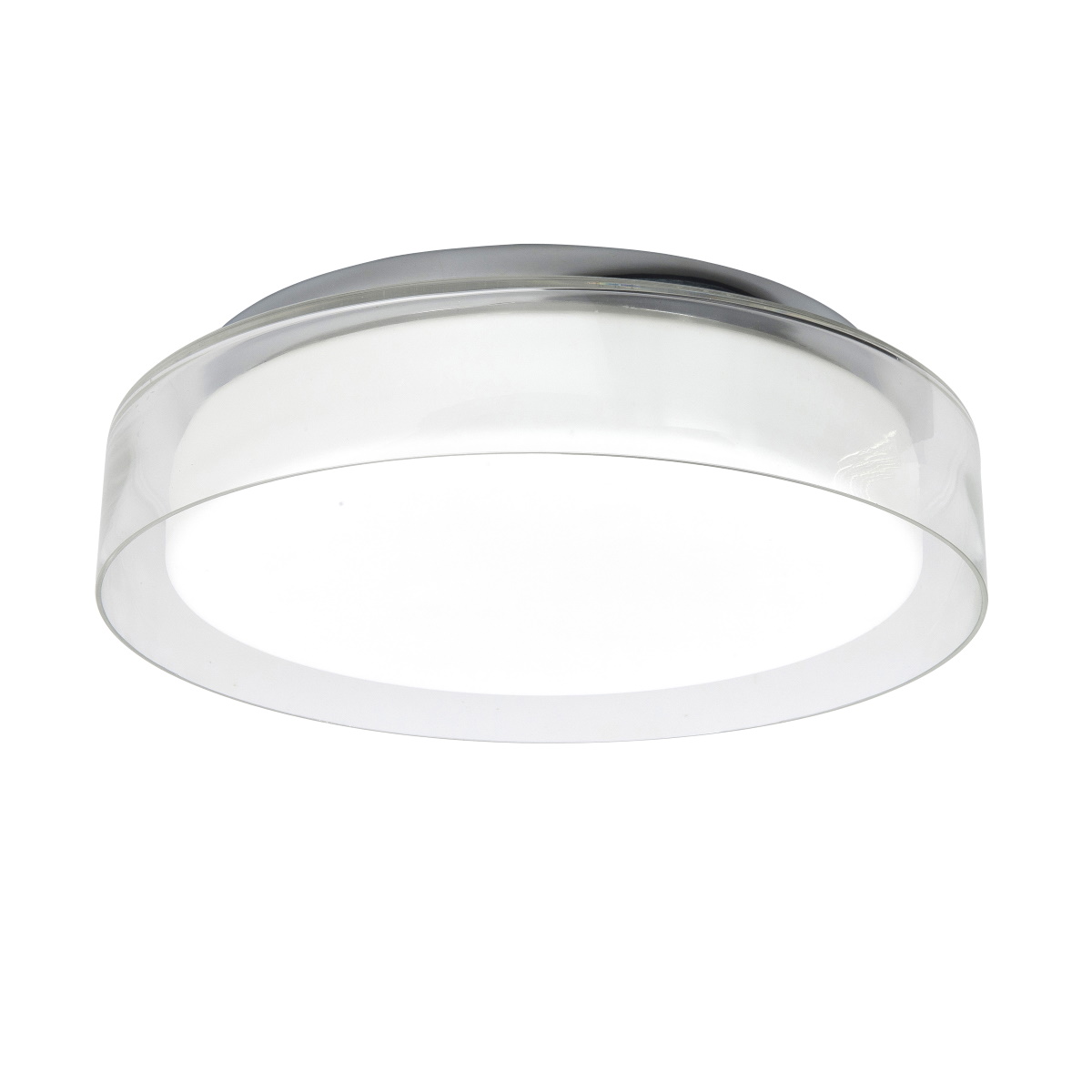 Sfeerlampen Clear chroom 28cm plafondlamp