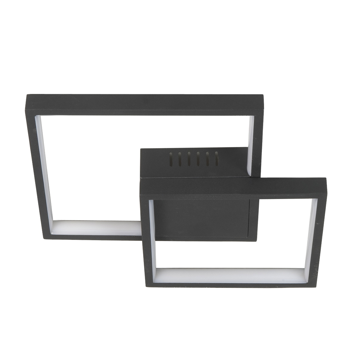 Sfeerlampen Piazza zwart 32cm plafondlamp