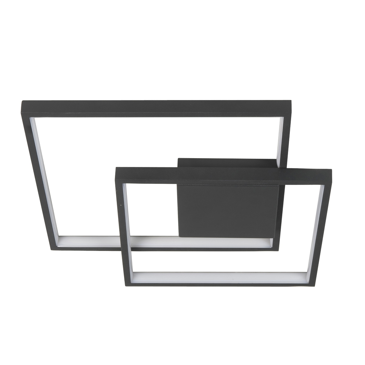 Sfeerlampen Piazza zwart 42cm plafondlamp