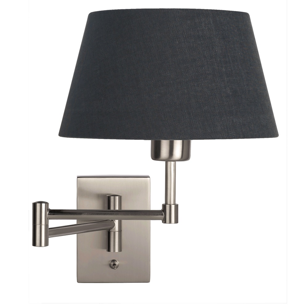 Sfeerlampen Heron zilver wandlamp