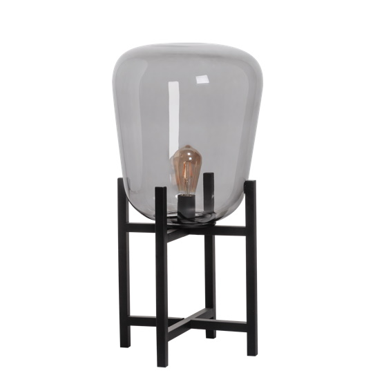 Sfeerlampen Tafellamp Benn smoke 38cm