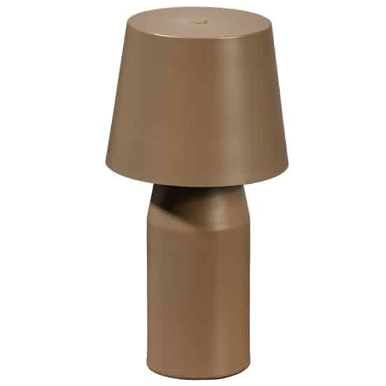 ETH Tafellamp Aron taupe 27cm