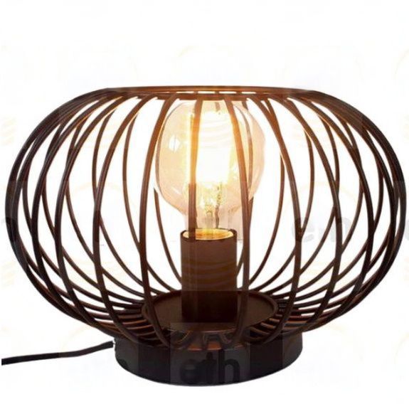 Sfeerlampen Tafellamp Wire 2.0 zwart