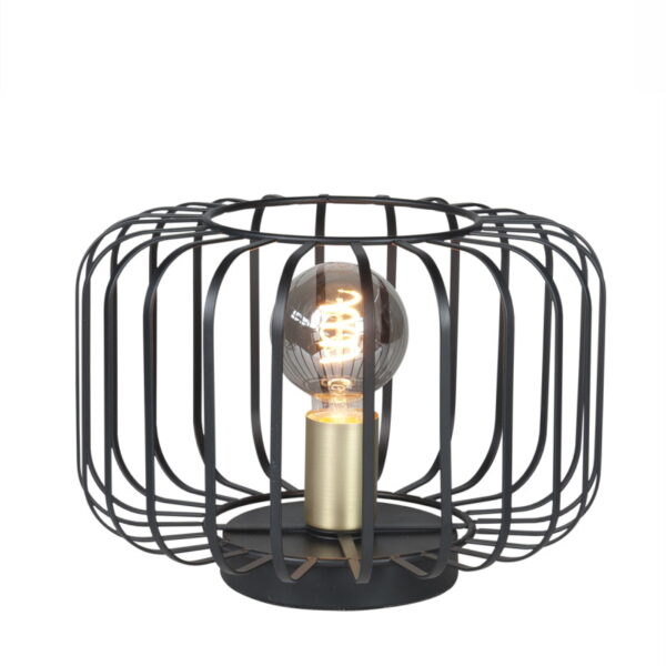 Sfeerlampen Tafellamp Lucca zwart