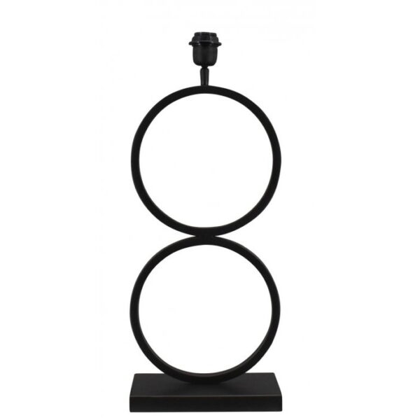 Sfeerlampen Tafellamp Capri zwart 55cm