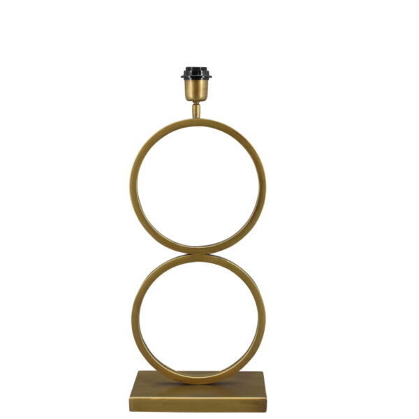 Sfeerlampen Tafellamp Capri brons 55cm