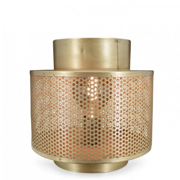 Sfeerlampen Tafellamp Vincenza brons 30cm