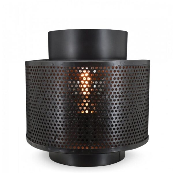 Sfeerlampen Tafellamp Vincenza zwart 30cm