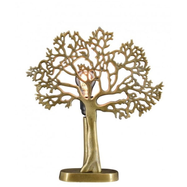 Sfeerlampen Tafellamp Aruba brons 43cm