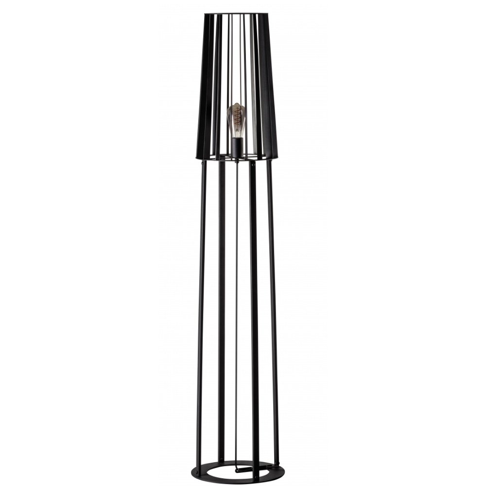 Sfeerlampen Vloerlamp Blackbird zwart 146 cm