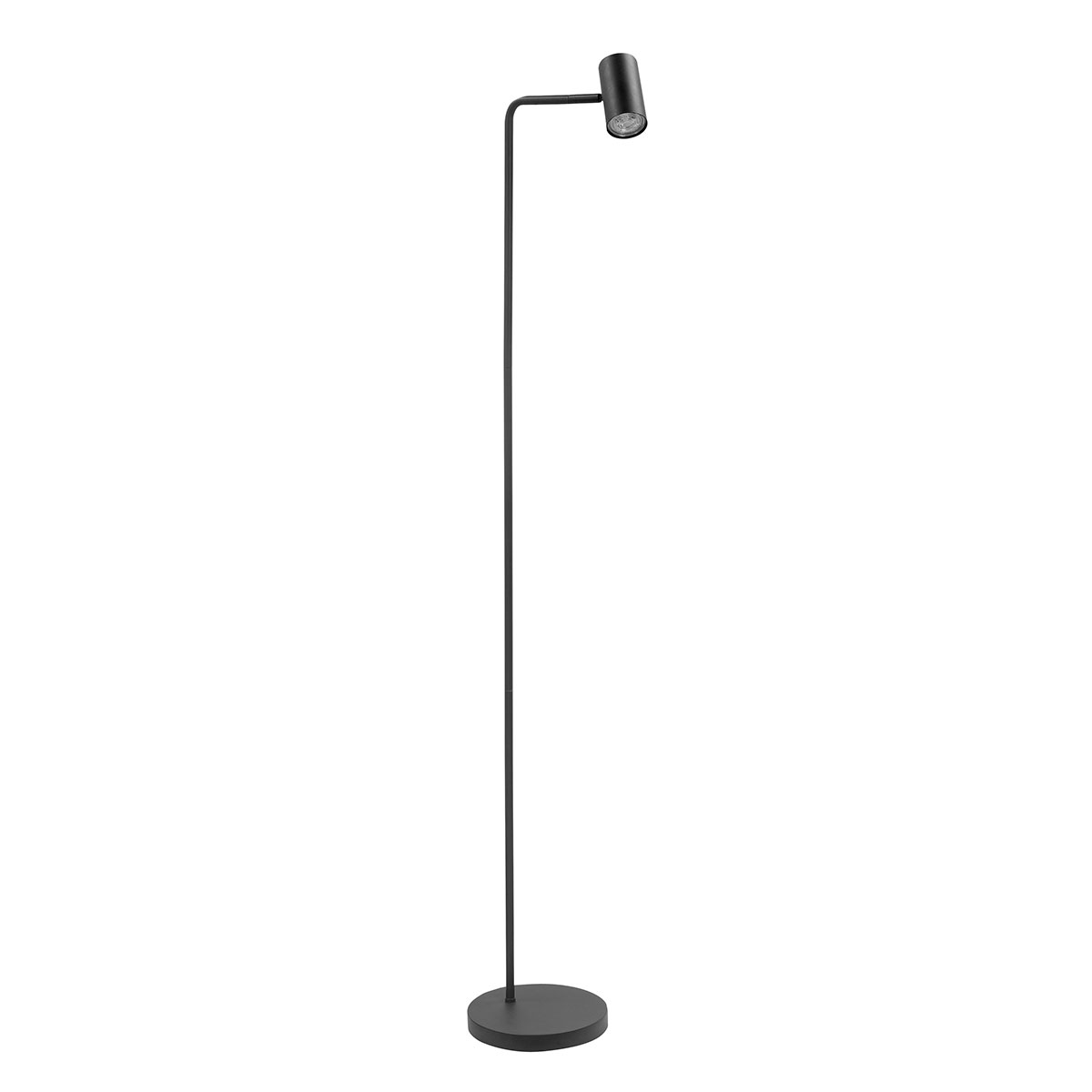 Sfeerlampen Vloerlamp Burgos zwart 134cm
