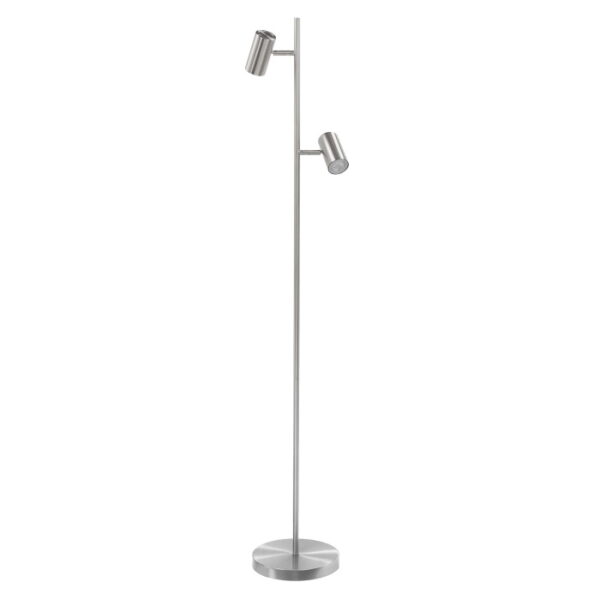 Sfeerlampen Vloerlamp Burgos chroom 142cm